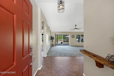 Enjoy mountain & golf course views from an upgraded SaddleBrooke on Saddlebrooke Golf Course in Arizona - for sale on GolfHomes.com, golf home, golf lot