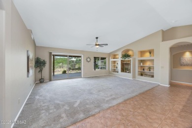 Enjoy mountain & golf course views from an upgraded SaddleBrooke on Saddlebrooke Golf Course in Arizona - for sale on GolfHomes.com, golf home, golf lot