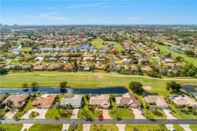 Spectacular Sunsets from your Lanai on the lake  golf course in on Spanish Wells Golf and Country Club in Florida - for sale on GolfHomes.com, golf home, golf lot