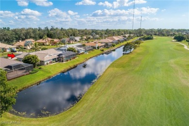 Spectacular Sunsets from your Lanai on the lake  golf course in on Spanish Wells Golf and Country Club in Florida - for sale on GolfHomes.com, golf home, golf lot