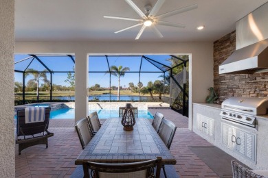 Situated on a premium water lot in the coveted golf community of on Sarasota National Golf Club in Florida - for sale on GolfHomes.com, golf home, golf lot