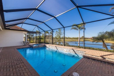 Situated on a premium water lot in the coveted golf community of on Sarasota National Golf Club in Florida - for sale on GolfHomes.com, golf home, golf lot