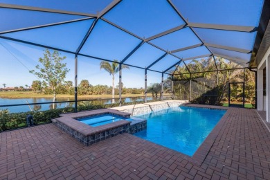 Situated on a premium water lot in the coveted golf community of on Sarasota National Golf Club in Florida - for sale on GolfHomes.com, golf home, golf lot