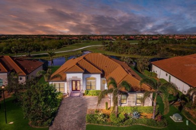 Situated on a premium water lot in the coveted golf community of on Sarasota National Golf Club in Florida - for sale on GolfHomes.com, golf home, golf lot