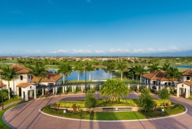 Situated on a premium water lot in the coveted golf community of on Sarasota National Golf Club in Florida - for sale on GolfHomes.com, golf home, golf lot