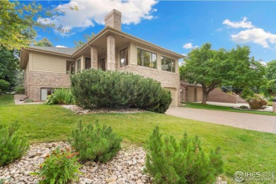 Luxurious brick ranch home with golf course and water views! on Fort Collins Country Club in Colorado - for sale on GolfHomes.com, golf home, golf lot