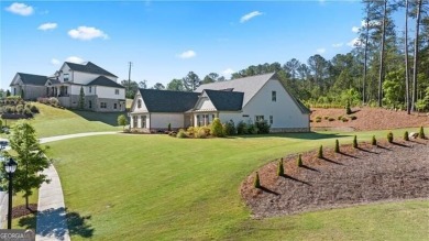 Welcome home to this beautifully crafted easy living ranch home on The Governors Towne Club in Georgia - for sale on GolfHomes.com, golf home, golf lot