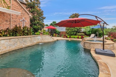 WOW-WORTHY EXECUTIVE HOME with 4-Car Garage, Saltwater Pool  Spa on Sky Creek Ranch Golf Club in Texas - for sale on GolfHomes.com, golf home, golf lot
