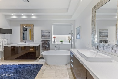 Discover this stunning contemporary 4-bedroom, 3.5-bath home on on Talon at Grayhawk Golf Course in Arizona - for sale on GolfHomes.com, golf home, golf lot