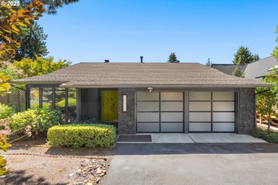 This unique custom mid-mod styled one level home backs to the on Rock Creek Country Club in Oregon - for sale on GolfHomes.com, golf home, golf lot