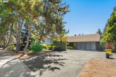 This unique custom mid-mod styled one level home backs to the on Rock Creek Country Club in Oregon - for sale on GolfHomes.com, golf home, golf lot