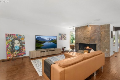 This unique custom mid-mod styled one level home backs to the on Rock Creek Country Club in Oregon - for sale on GolfHomes.com, golf home, golf lot