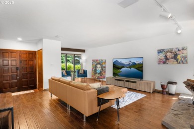 This unique custom mid-mod styled one level home backs to the on Rock Creek Country Club in Oregon - for sale on GolfHomes.com, golf home, golf lot