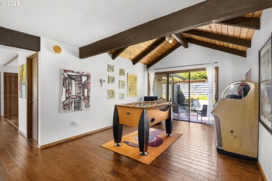 This unique custom mid-mod styled one level home backs to the on Rock Creek Country Club in Oregon - for sale on GolfHomes.com, golf home, golf lot