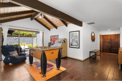 This unique custom mid-mod styled one level home backs to the on Rock Creek Country Club in Oregon - for sale on GolfHomes.com, golf home, golf lot