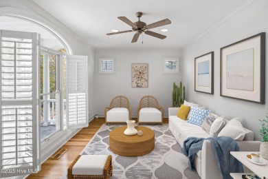 Nestled on a quiet tree-lined street, this custom-built home on Members Club At St. James Plantation in North Carolina - for sale on GolfHomes.com, golf home, golf lot