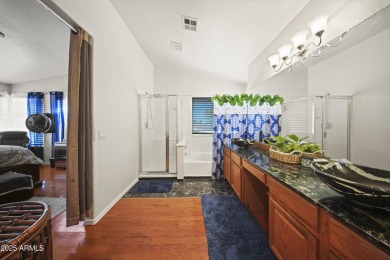 Welcome to this beautifully maintained 3-bedroom, 2.5-bath home on Palm Valley Golf Club  in Arizona - for sale on GolfHomes.com, golf home, golf lot