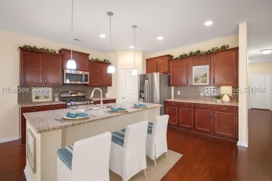 Built in 2016, this beautifully maintained Island West home on Island West Golf Club in South Carolina - for sale on GolfHomes.com, golf home, golf lot
