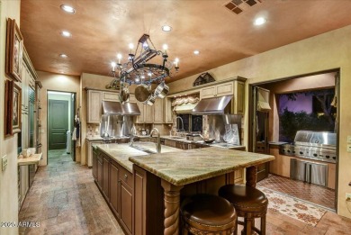 Experience luxury and ease in this rare semi-custom villa on Superstition Mountain Club - Lost Gold in Arizona - for sale on GolfHomes.com, golf home, golf lot