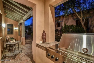 Experience luxury and ease in this rare semi-custom villa on Superstition Mountain Club - Lost Gold in Arizona - for sale on GolfHomes.com, golf home, golf lot