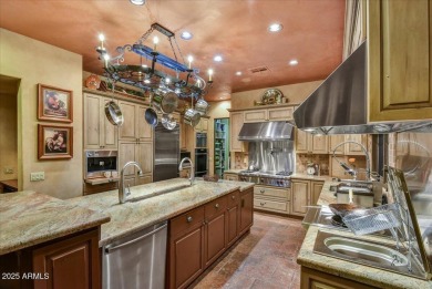 Experience luxury and ease in this rare semi-custom villa on Superstition Mountain Club - Lost Gold in Arizona - for sale on GolfHomes.com, golf home, golf lot