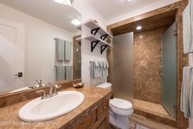 Experience refined mountain living in this beautifully remodeled on Jackson Hole Golf and Tennis Club in Wyoming - for sale on GolfHomes.com, golf home, golf lot