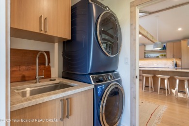 Experience refined mountain living in this beautifully remodeled on Jackson Hole Golf and Tennis Club in Wyoming - for sale on GolfHomes.com, golf home, golf lot