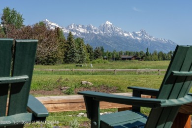 Experience refined mountain living in this beautifully remodeled on Jackson Hole Golf and Tennis Club in Wyoming - for sale on GolfHomes.com, golf home, golf lot