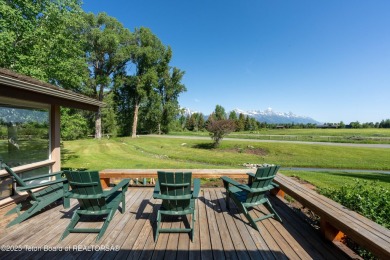 Experience refined mountain living in this beautifully remodeled on Jackson Hole Golf and Tennis Club in Wyoming - for sale on GolfHomes.com, golf home, golf lot