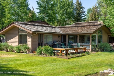 Experience refined mountain living in this beautifully remodeled on Jackson Hole Golf and Tennis Club in Wyoming - for sale on GolfHomes.com, golf home, golf lot