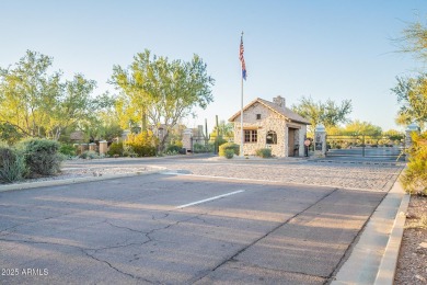 Experience luxury and ease in this rare semi-custom villa on Superstition Mountain Club - Lost Gold in Arizona - for sale on GolfHomes.com, golf home, golf lot