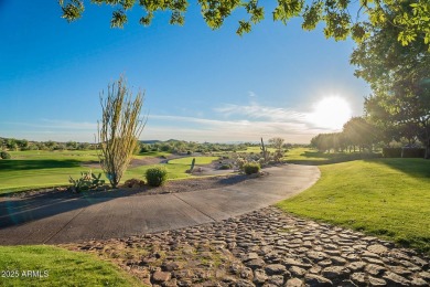 Experience luxury and ease in this rare semi-custom villa on Superstition Mountain Club - Lost Gold in Arizona - for sale on GolfHomes.com, golf home, golf lot