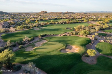 Experience luxury and ease in this rare semi-custom villa on Superstition Mountain Club - Lost Gold in Arizona - for sale on GolfHomes.com, golf home, golf lot