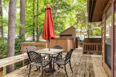Welcome to your private two bedroom, two bath contemporary oasis on Brandermill Country Club in Virginia - for sale on GolfHomes.com, golf home, golf lot