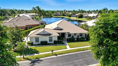 Savor endless, golden sunsets across the wide lake from this on Shell Point Golf Club in Florida - for sale on GolfHomes.com, golf home, golf lot