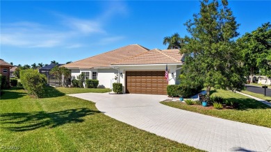 Savor endless, golden sunsets across the wide lake from this on Shell Point Golf Club in Florida - for sale on GolfHomes.com, golf home, golf lot