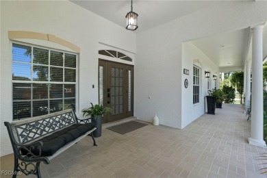 Savor endless, golden sunsets across the wide lake from this on Shell Point Golf Club in Florida - for sale on GolfHomes.com, golf home, golf lot