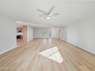 Completely remodeled in 2025 with a brand-new interior, this on Fountain of the Sun Country Club in Arizona - for sale on GolfHomes.com, golf home, golf lot