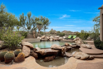 Positioned on a premier golf course lot in guard-gated Pinnacle on Troon North Golf Club  in Arizona - for sale on GolfHomes.com, golf home, golf lot