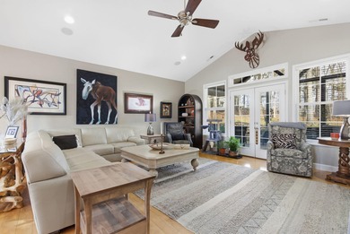 Spectacular custom-built modern farmhouse style 4-bedroom, 3.5 on Payne Stewart Golf Club of Branson Hills - Front in Missouri - for sale on GolfHomes.com, golf home, golf lot