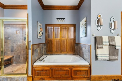 This exceptional 4,835 square foot waterfront residence is on Links At Lands End in Texas - for sale on GolfHomes.com, golf home, golf lot