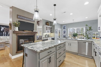 Spectacular custom-built modern farmhouse style 4-bedroom, 3.5 on Payne Stewart Golf Club of Branson Hills - Front in Missouri - for sale on GolfHomes.com, golf home, golf lot