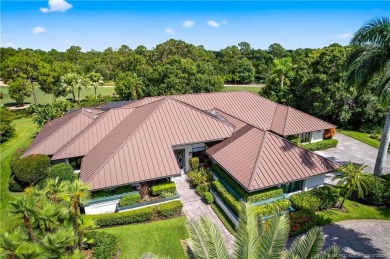 Spectacular location with stunning panoramic golf and water on Pipers Landing Country Club in Florida - for sale on GolfHomes.com, golf home, golf lot