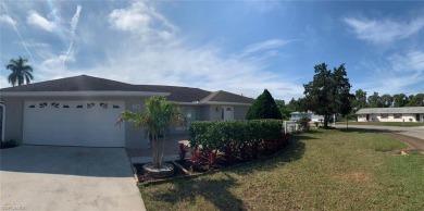 Spacious San Carlos home with pool & jacuzzi on a prime corner on Estero Country Club in Florida - for sale on GolfHomes.com, golf home, golf lot