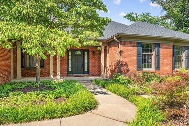 Luxury Golf Course Living Awaits! Sprawling ranch home sits near on The Orchards Golf Club in Illinois - for sale on GolfHomes.com, golf home, golf lot