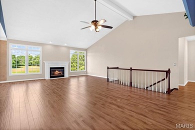 Luxury Golf Course Living Awaits! Sprawling ranch home sits near on The Orchards Golf Club in Illinois - for sale on GolfHomes.com, golf home, golf lot