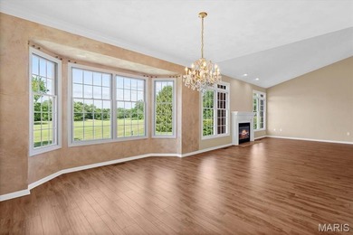 Luxury Golf Course Living Awaits! Sprawling ranch home sits near on The Orchards Golf Club in Illinois - for sale on GolfHomes.com, golf home, golf lot