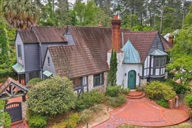 Built in 1940, this unique Tudor's charm and history round out on Forest Hills Golf Club in Georgia - for sale on GolfHomes.com, golf home, golf lot
