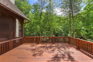 Welcome to a sophisticated mountain retreat on the banks of the on Cullasaja Club in North Carolina - for sale on GolfHomes.com, golf home, golf lot