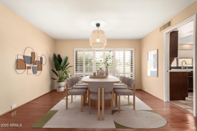 MUST SEE Mediterranean charm in single level patio home w/ rare on Arizona Grand Resort Golf Course in Arizona - for sale on GolfHomes.com, golf home, golf lot